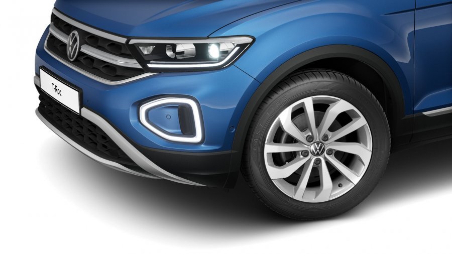 Volkswagen T-Roc, T-Roc Style 1,5 TSI 110 kW 6G, barva modrá