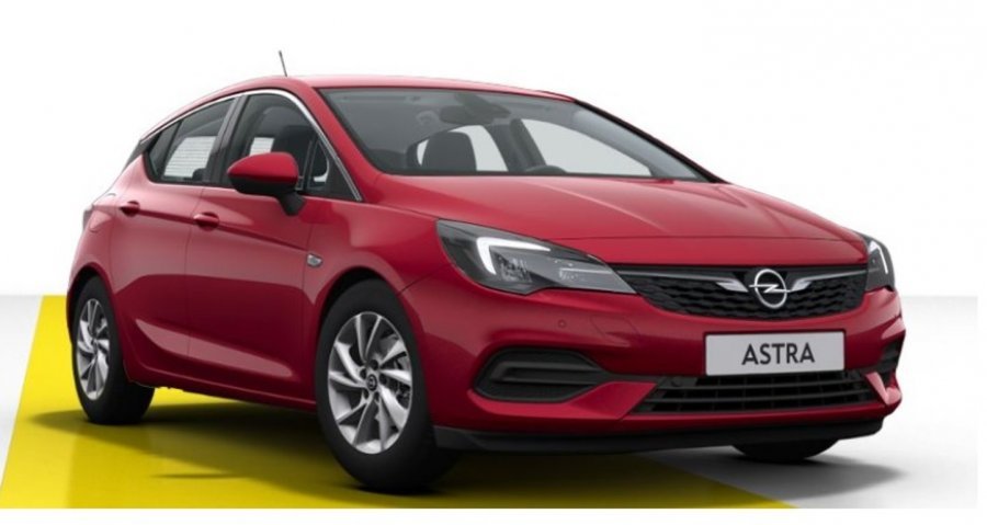 Opel Astra, K HB Elegance 1.2 Turbo, barva červená