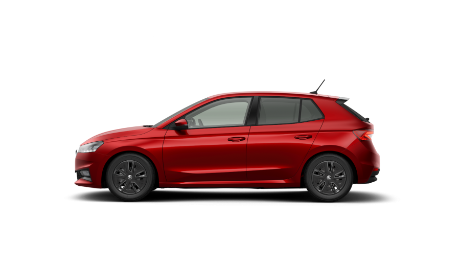 Škoda Fabia, 1,0 TSI 70 kW 5° manuální, barva červená