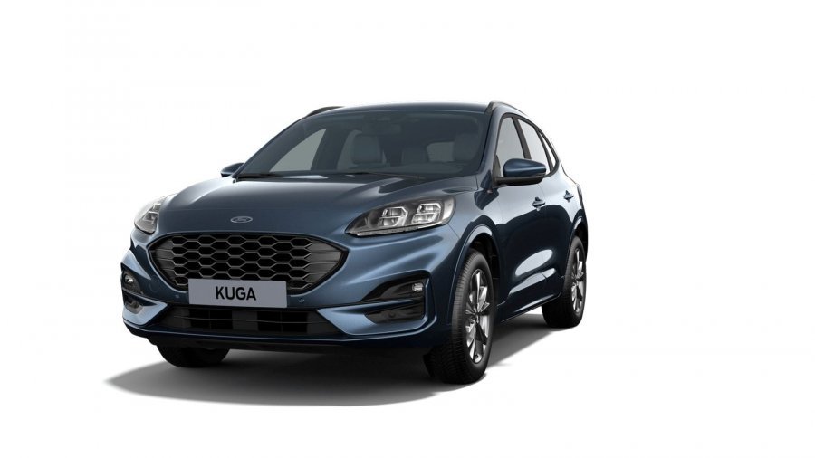 Ford Kuga, ST-Line X, 5dveřová, 1.5 EcoBoost 110 kW/150 k, 6st. manuální, barva modrá