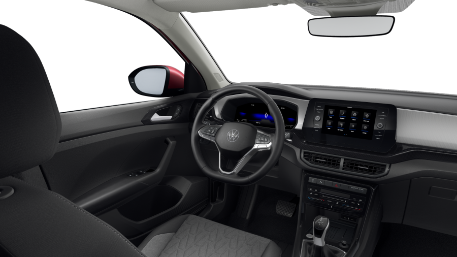 Volkswagen T-Cross, T-Cross People 1.0 TSI 85 kW 7DSG, barva červená