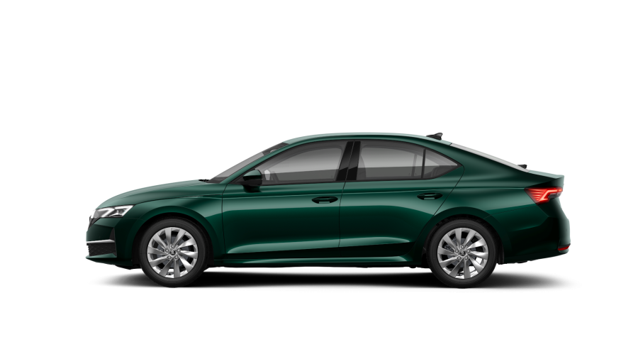 Škoda Octavia, 1,5 TSI m-HEV 85 kW 7-stup. automat., barva zelená