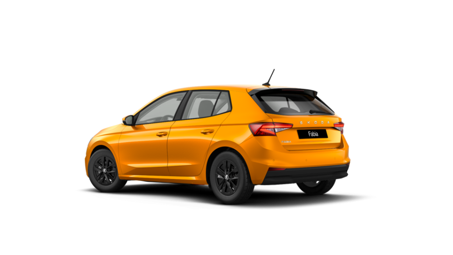 Škoda Fabia, 1,0 MPI 59 kW 5° manuální, barva oranžová