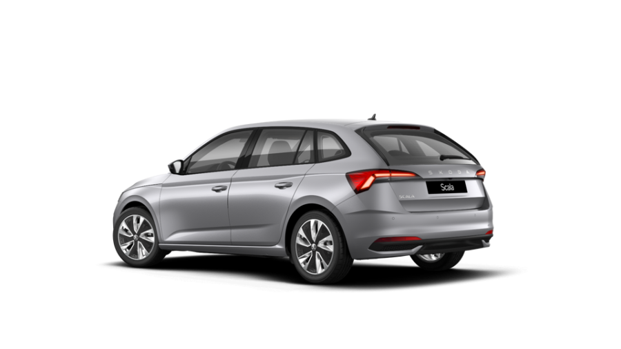 Škoda Scala, 1,0 TSI 85 kW 7-stup. automat., barva stříbrná