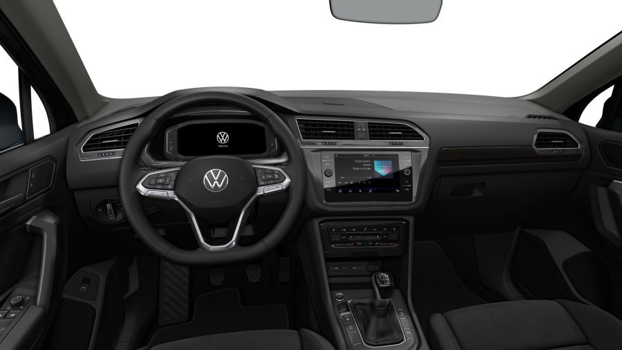 Volkswagen Tiguan Allspace, Allspace Life 1,5 TSI 110 kW 6G, barva černá