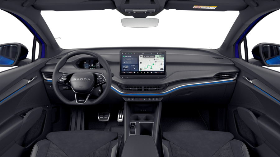 Škoda Elroq, 63 kWh 1° převodovka, barva modrá