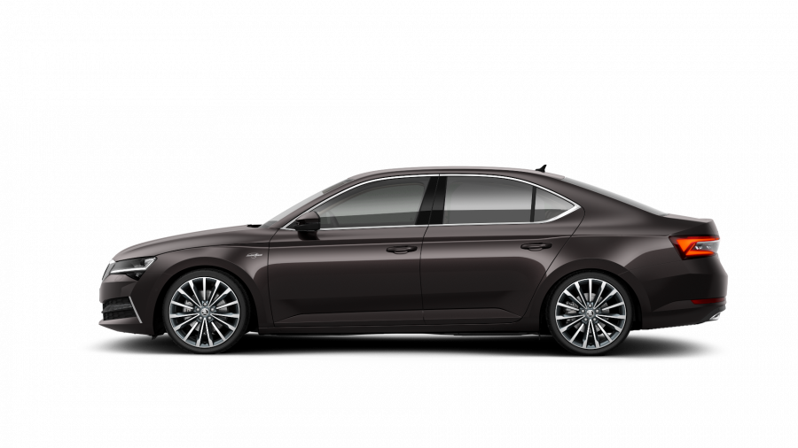 Škoda Superb, 2,0 TDI 147 kW 7-stup. automat. 4x4, barva hnědá