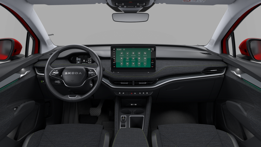 Škoda Elroq, 82 kWh 210 kW 1° převodovka, barva červená