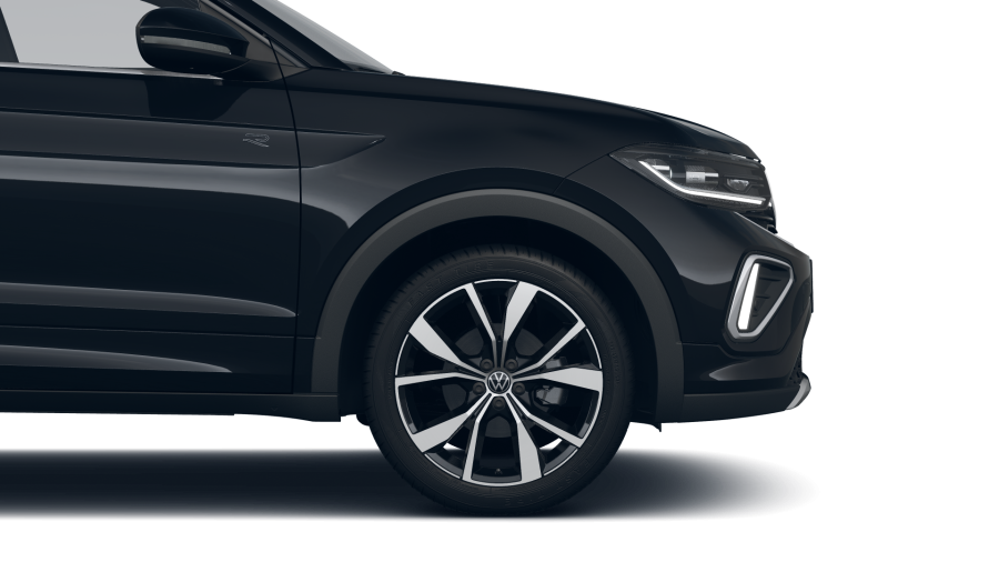 Volkswagen T-Cross, T-Cross R-Line People 1.0 TSI 85 kW 6G, barva černá