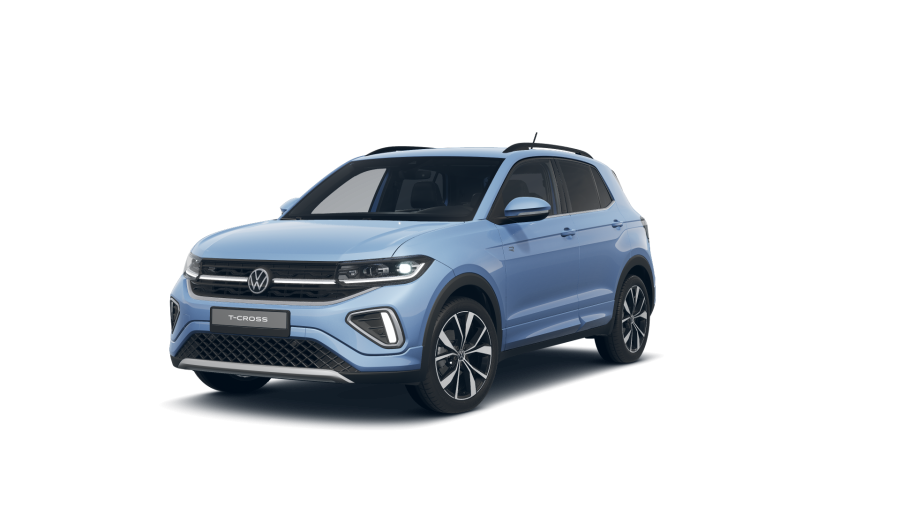 Volkswagen T-Cross, T-Cross R-Line People1.5 TSI 110 kW 7DSG, barva modrá