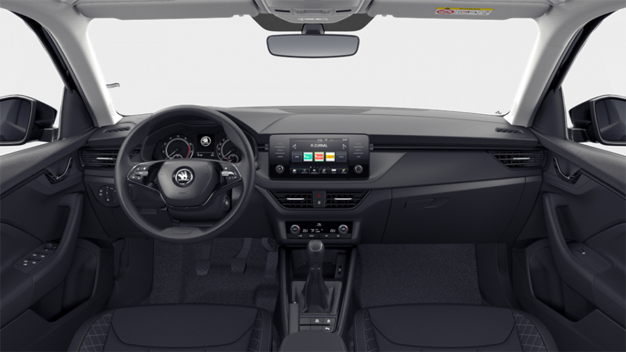 Škoda Scala, 1,0 TSI 81 KW 6-stup. mech., barva černá
