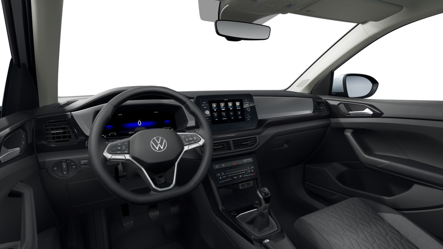 Volkswagen T-Cross, T-Cross People 1.0 TSI 70 kW 5G, barva stříbrná