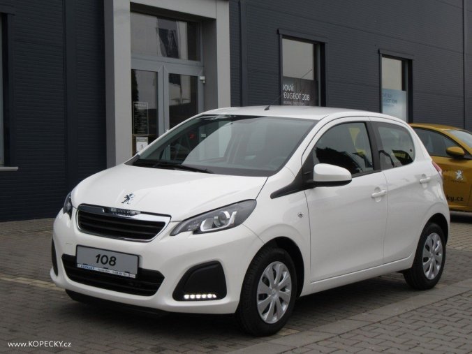 Peugeot 108, 5P ACTIVE 1.0 VTi 72 MAN5, barva bílá