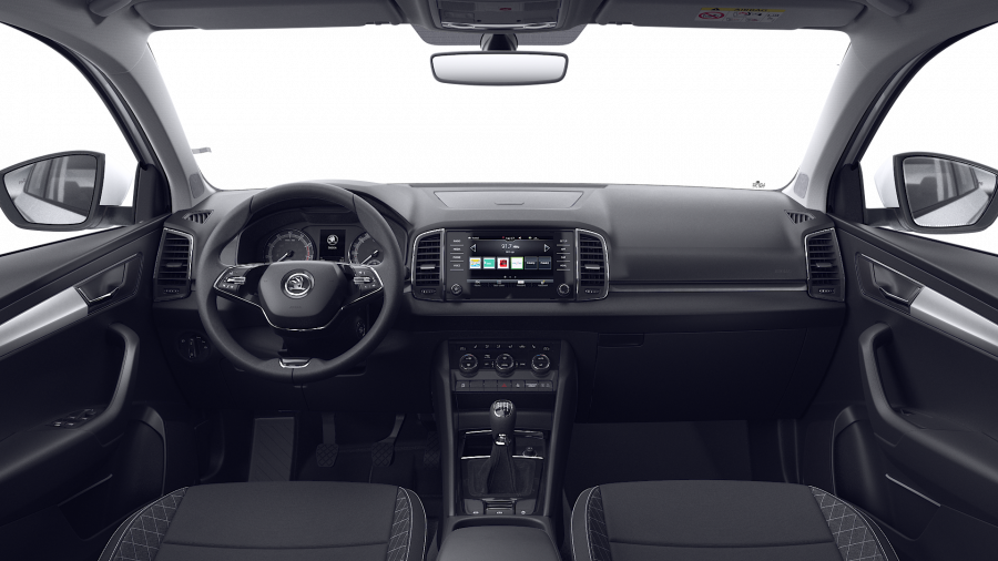 Škoda Karoq, 1,5 TSI 110 kW 6-stup. mech., barva bílá