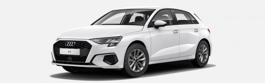 Audi A3, A3 Spb 30 TFSI 81kW, barva bílá