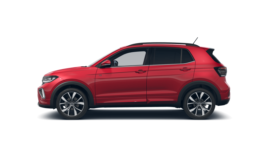Volkswagen T-Cross, T-Cross R-Line People 1.0 TSI 85 kW 7DSG, barva červená