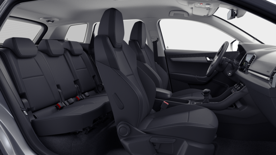 Škoda Karoq, 1,5 TSI 110 kW 7° automatická DSG, barva stříbrná