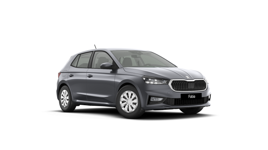 Škoda Fabia, 1,0 MPI 59 kW 5° manuální, barva šedá