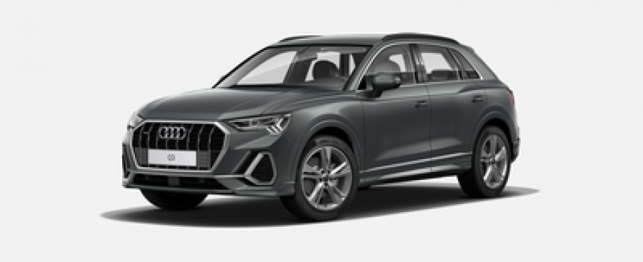 Audi Q3, S line 40 TDI 140 kW q, barva šedá