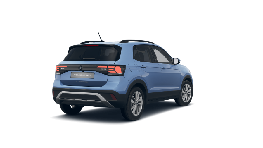 Volkswagen T-Cross, T-Cross People 1.0 TSI 85 kW 6G, barva modrá