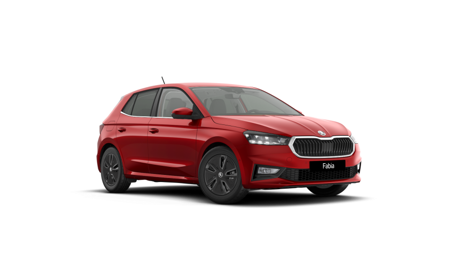 Škoda Fabia, 1,0 TSI 85 kW 6° manuální, barva červená