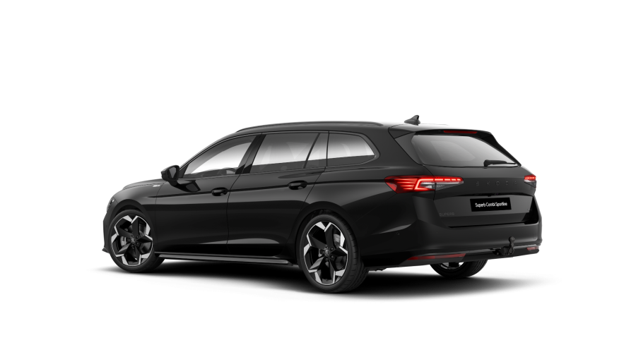 Škoda Superb, 2,0 TSI 195 kW 7° automatická DSG 4x4, barva černá