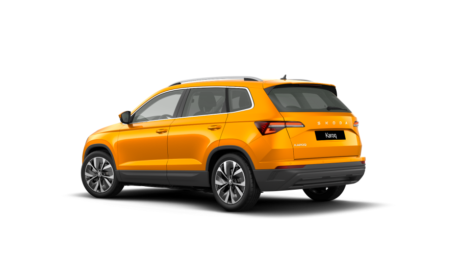 Škoda Karoq, 1,5 TSI 110 kW 7° automatická DSG, barva oranžová
