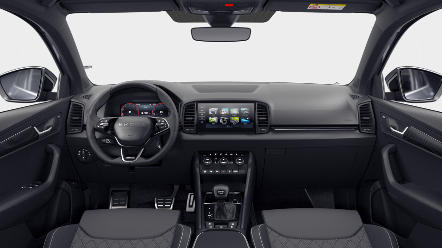 Škoda Karoq, 2,0 TSI 140 kW 7° automatická DSG 4x4, barva šedá