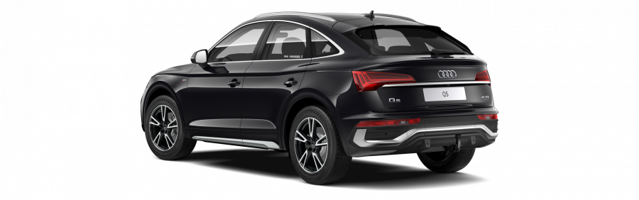 Audi Q5 Sportsback, Q5 SB S line 40 TDI 150kW quattro, barva černá