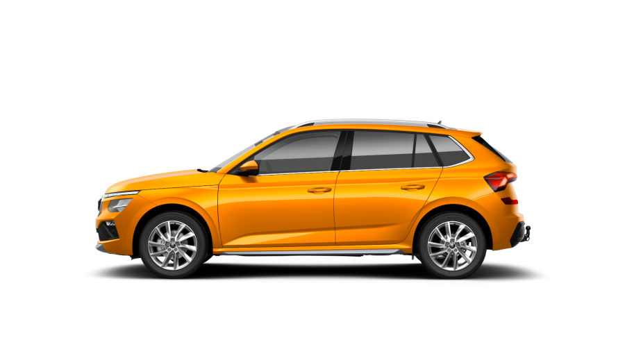 Škoda Kamiq, 1,5 TSI 110 kW 6° manuální, barva oranžová