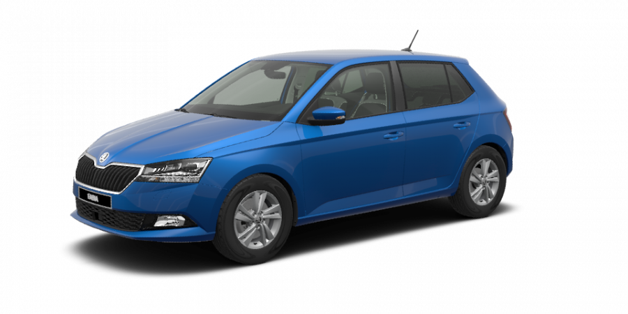 Škoda Fabia, 1,0 TSI 70 kW 5-stup. mech., barva modrá