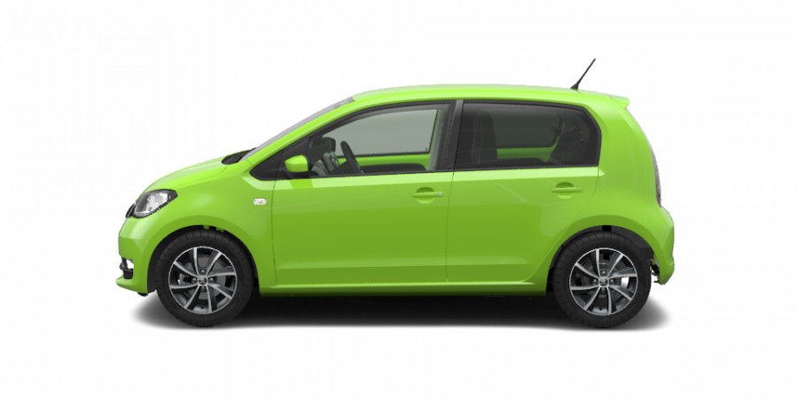 Škoda Citigo, 1,0 MPI 55 kW 5-stup. mech., barva zelená