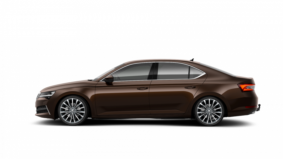 Škoda Superb, 2,0 TDI 147 kW 7-stup. automat. 4x4, barva hnědá