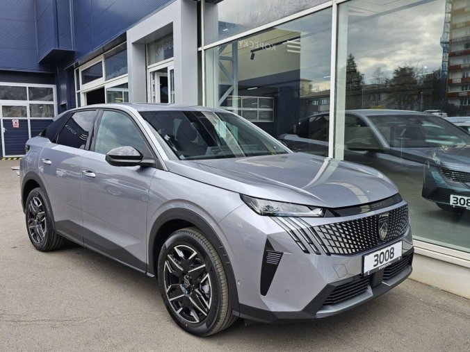 Peugeot 3008, Peugeot 3008 ALLURE Hybrid 145 e-DCS6, barva šedá