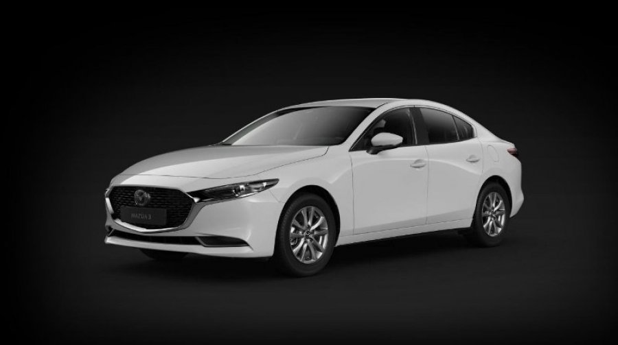 Mazda 3, Skyactiv-G122, barva bílá