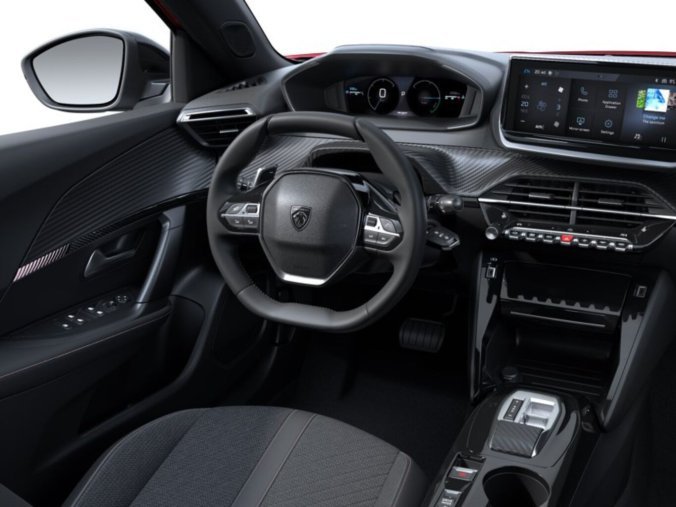 Peugeot 2008, Peugeot 2008 ALLURE Hybrid 136 e-DCS6, barva červená