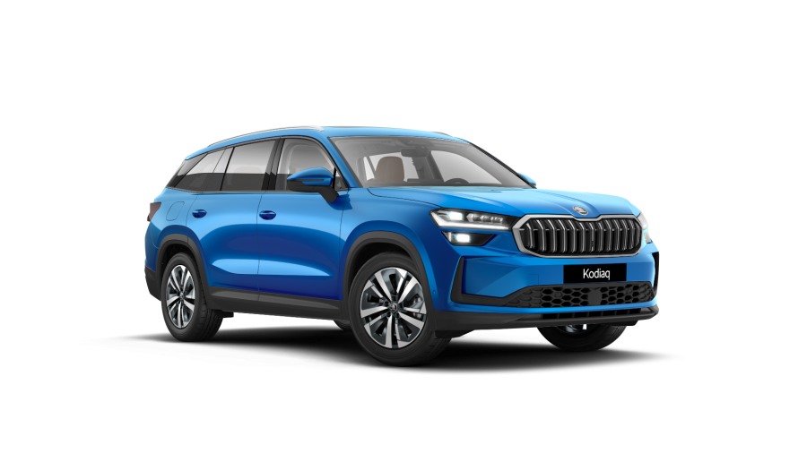 Škoda Kodiaq, 1,5 TSI iV 150 kW 6-stup. automat., barva modrá
