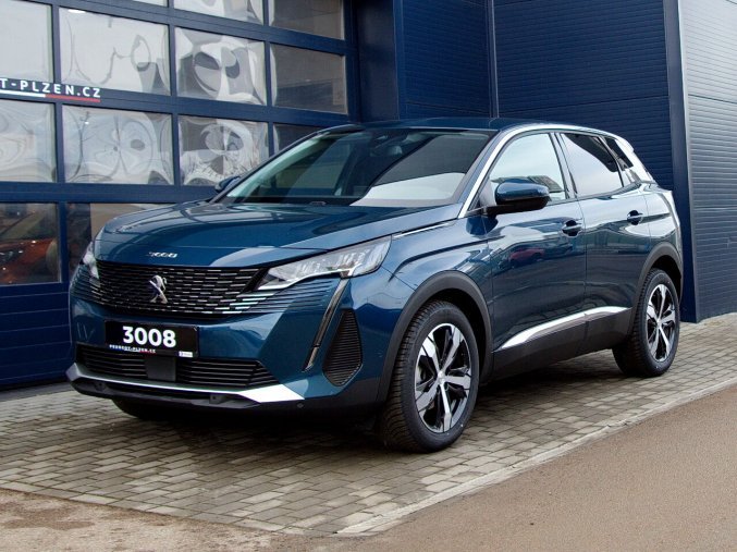 Peugeot 3008, Allure 1.2 PureTech 130, barva modrá