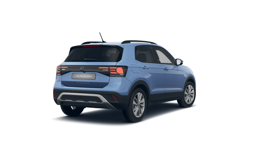 Volkswagen T-Cross, T-Cross People 1.0 TSI 85 kW 6G, barva modrá