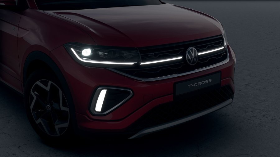 Volkswagen T-Cross, T-Cross R-Line People1.5 TSI 110 kW 7DSG, barva červená