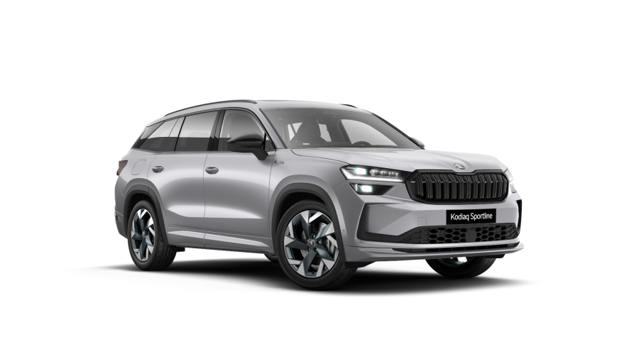 Škoda Kodiaq, 2,0 TDI 142 kW 7° automatická DSG 4x4, barva stříbrná
