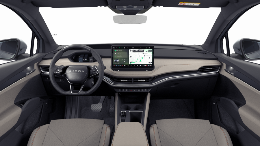 Škoda Enyaq iV, 82 kWh 210 kW 1° automatická, barva stříbrná