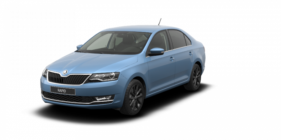 Škoda Rapid, 1,0 TSI 81 kW 6-stup. mech., barva modrá