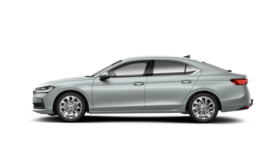 Škoda Superb, 2,0 TDI 110 kW 7° automatická DSG, barva stříbrná