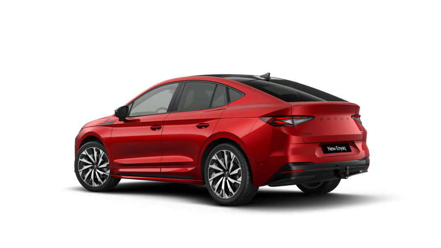 Škoda Enyaq iV, 82 kWh 1-stup. automat. 4x4, barva červená