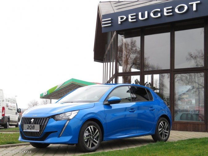 Peugeot 208, ALLURE 1.2PureTech 100 MAN6, barva modrá