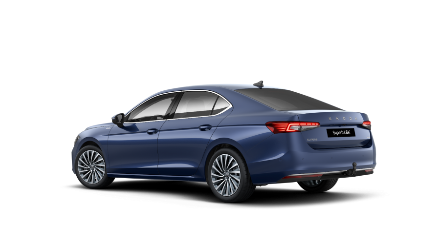 Škoda Superb, 2,0 TDI 142 kW 7° automatická DSG 4x4, barva modrá