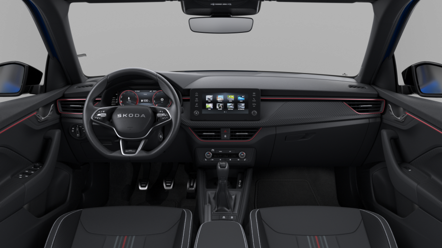 Škoda Kamiq, 1,0 TSI 85 kW 6-stup. mech., barva modrá