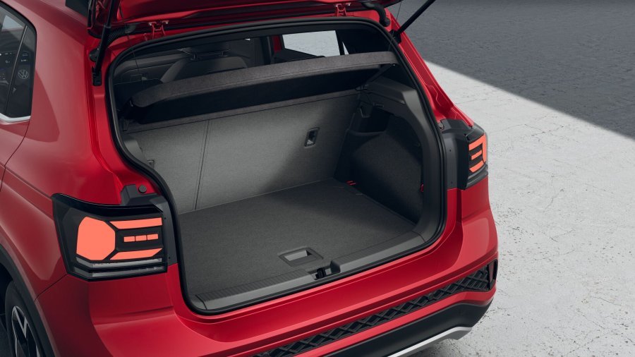 Volkswagen T-Cross, T-Cross R-Line People 1.0 TSI 85 kW 6G, barva červená
