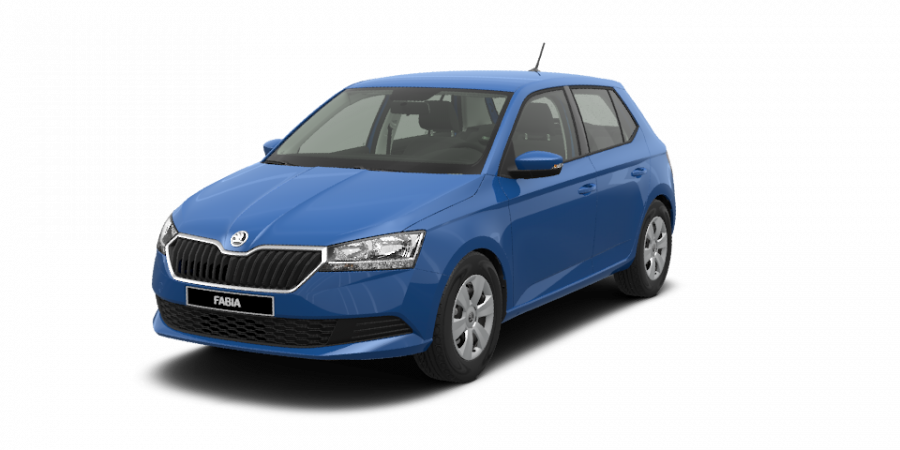 Škoda Fabia, 1,0 TSI 70 kW 5-stup. mech., barva modrá